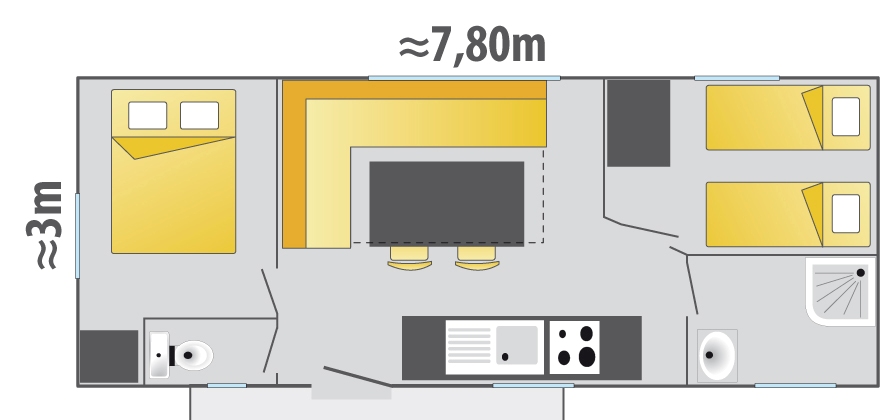 mobil-home Ariège