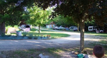 camping vallée de beille vue de l'entrée