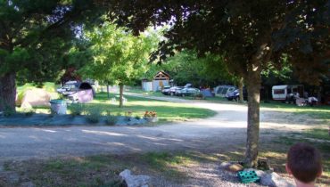 camping vallée de beille vue de l'entrée