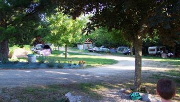 camping vallée de beille vue de l'entrée