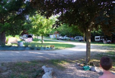 camping vallée de beille vue de l'entrée