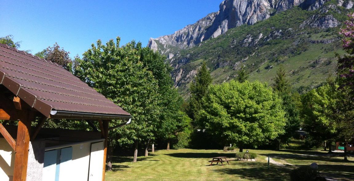 Camping Ariège vue montagne