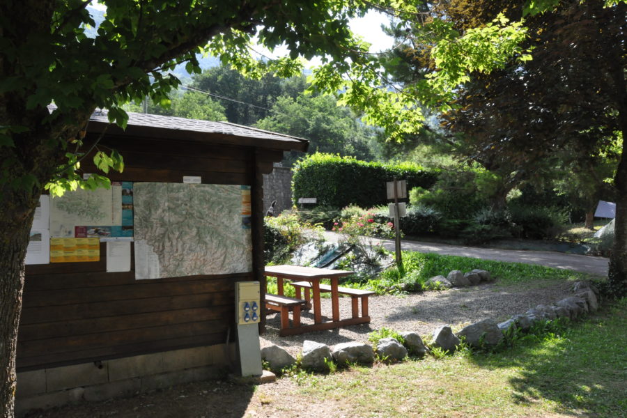 Entrée du camping Ariège